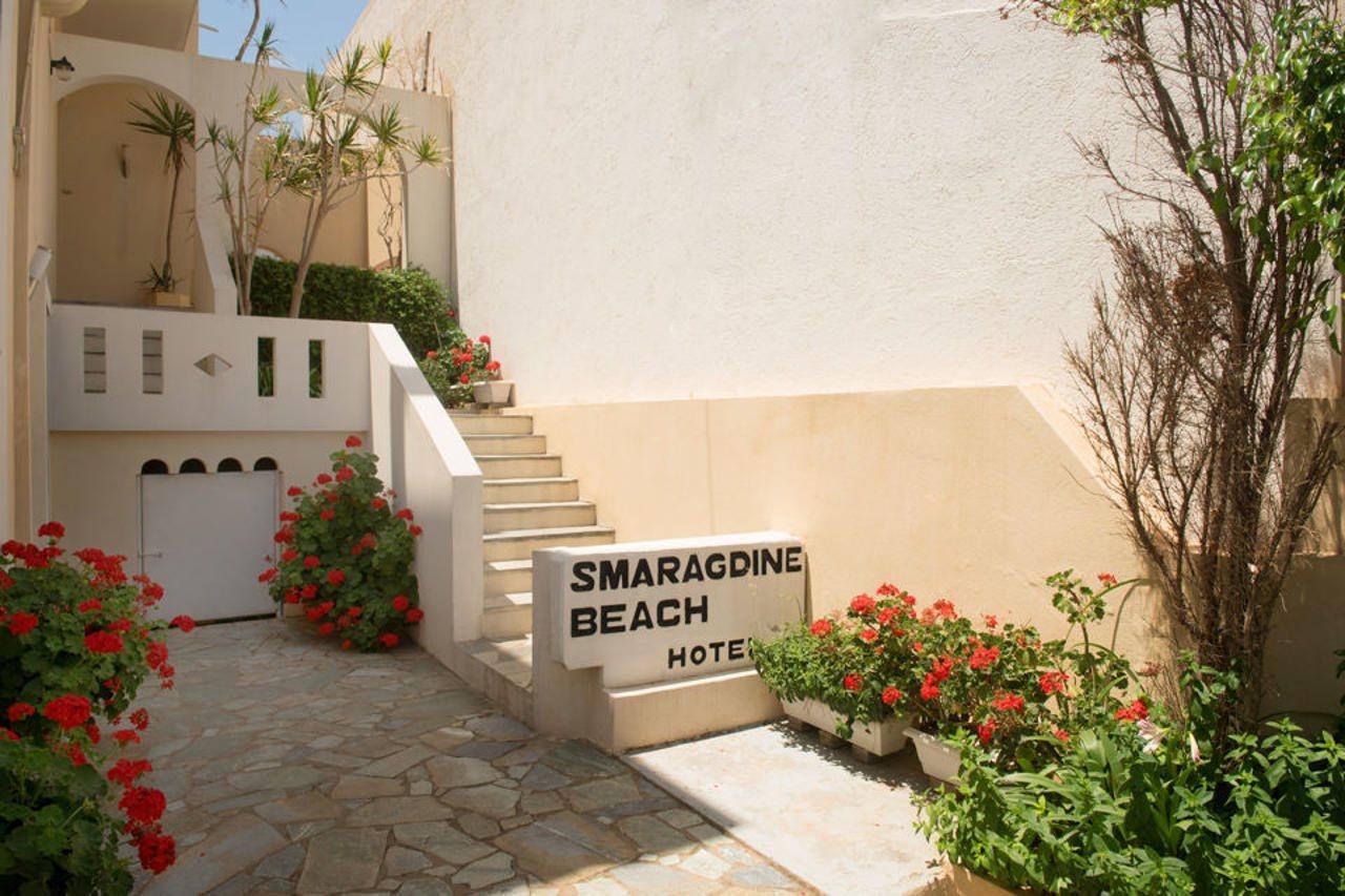 Smaragdine Beach Hotel Stalida Exterior foto