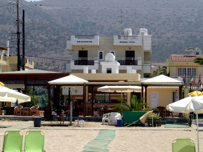 Smaragdine Beach Hotel Stalida Exterior foto